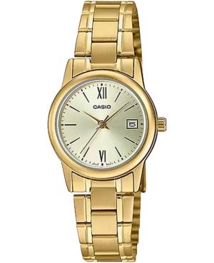 Moteriškas Japoniškas Kvarcinis Rodyklinis Watch CASIO LTP-V002G-9B3 (A)
