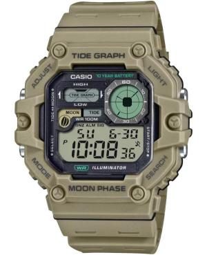 Men Sports Functional Japan Quartz Digital Watch Chronograph CASIO WS-1700H-5AVEF Black Dial 52mm
