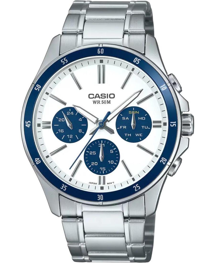 Mężczyźni Japonia kwarcowy analogowe Zegarek CASIO MTP-1374D-7A2
