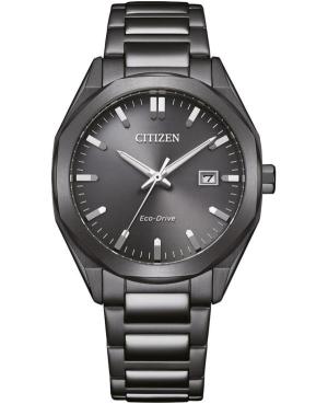 Men Klassisch Japan Eco-Drive Analog Watch CITIZEN BM7625-80H Silver color Dial 38mm