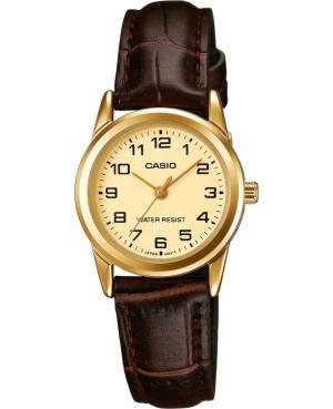 Moteriškas Japoniškas Kvarcinis Rodyklinis Watch CASIO LTP-V001GL-9B (А)