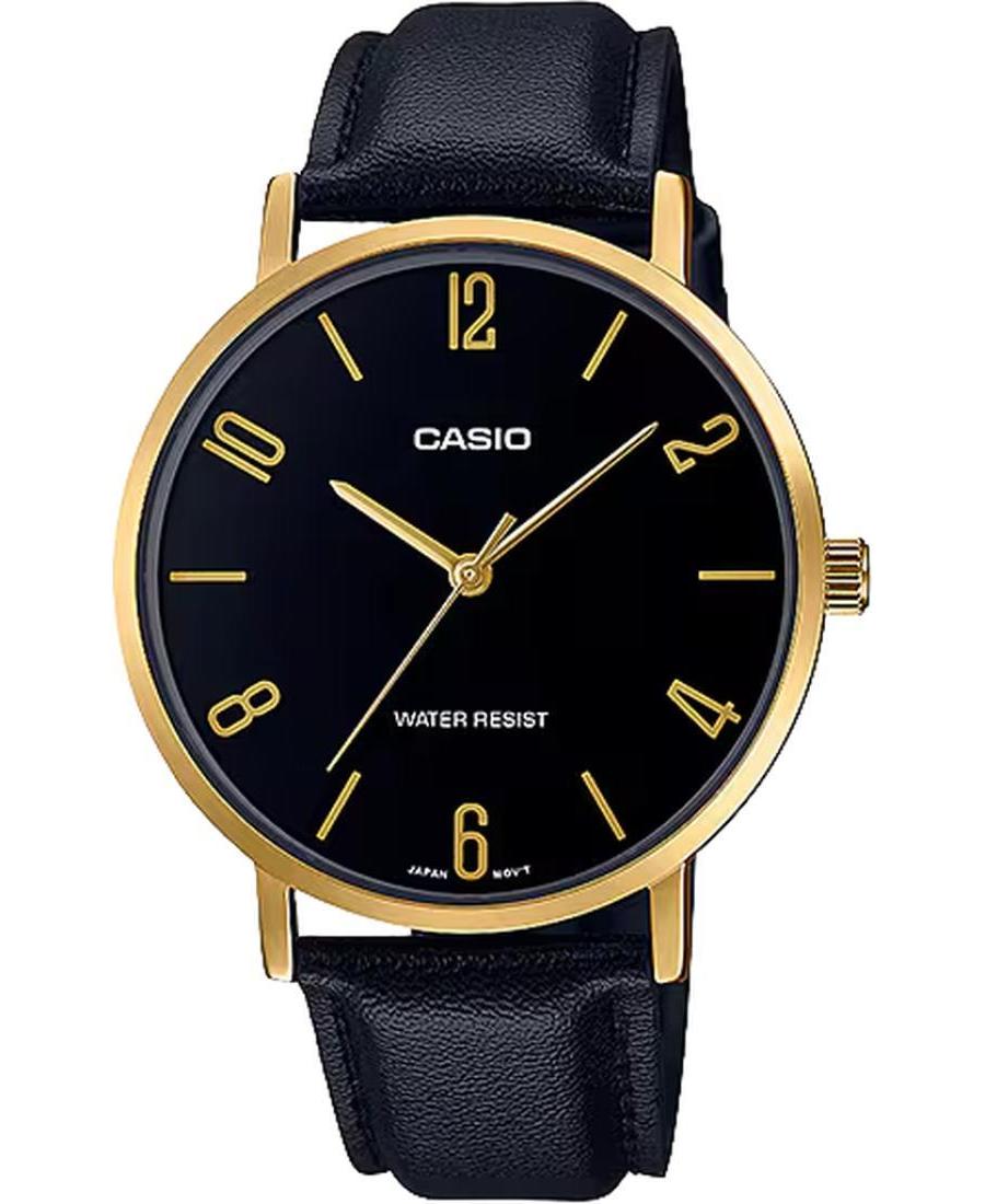 Mężczyźni Japonia kwarcowy analogowe Zegarek CASIO MTP-VT01GL-1B2 (A)