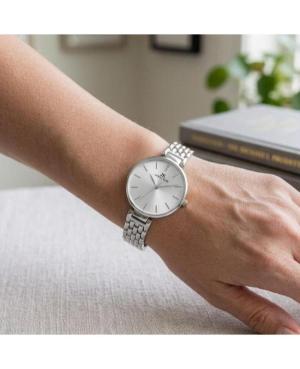 Women Fashion Quartz Analog Watch JORDAN KERR C4017/IPS Silver Dial image 1