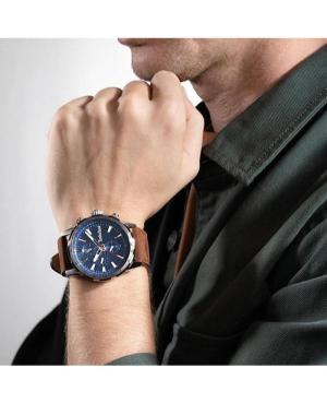 Men Fashion Klassisch Quartz Analog Watch TIMBERLAND TDWGF0041501 Blau Dial 46mm image 1