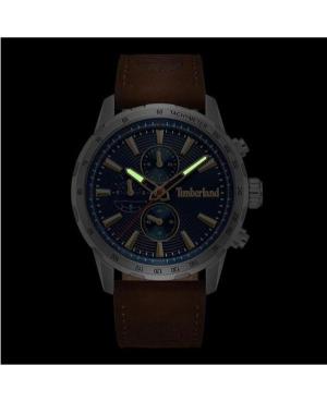 Men Fashion Klassisch Quartz Analog Watch TIMBERLAND TDWGF0041501 Blau Dial 46mm image 3