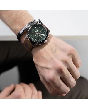 Men Fashion Klassisch Quartz Analog Watch TIMBERLAND TDWGF0041540 Grün Dial 46mm image 1