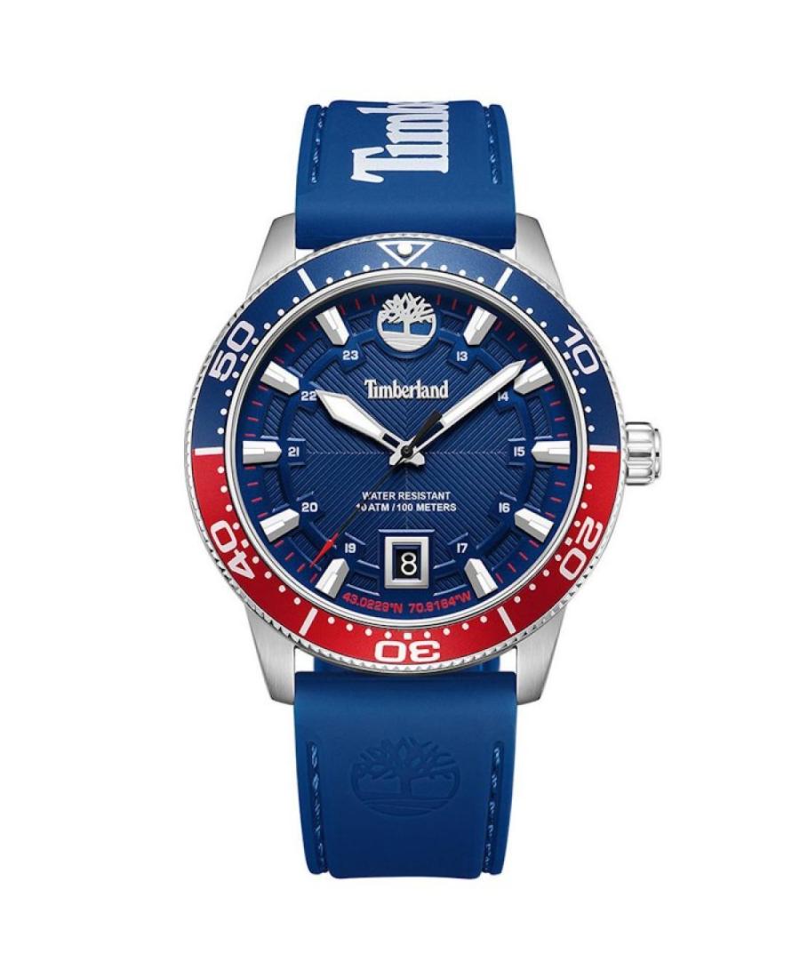 Men Classic Quartz Analog Watch TIMBERLAND TDWGN0041601 Blue Dial 44mm