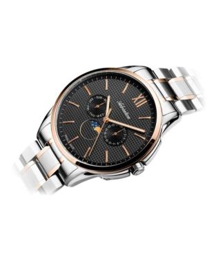 Men Classic Analog Klasické Swiss Quartz Watch ADRIATICA Silver color Dial 45mm A8283.R166QF image 12