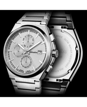 Men Classic Analog Swiss Quartz Watch Chronograph ADRIATICA Silver Dial A8348.5113CH image 8