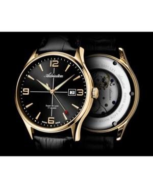Men Classic Analog Swiss Automatic Watch ADRIATICA Black Dial 42mm A8331.1254M image 9