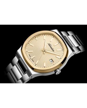 Mężczyźni Classic Analog Szwajcar kwarcowy Zegarek ADRIATICA Złoty kolor Wybierz A8349.2111Q image 3