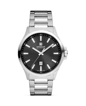 Mężczyźni klasyczny kwarcowy analogowe Zegarek HANOWA HAWGH0001801 Czarny Wybierz 43mm