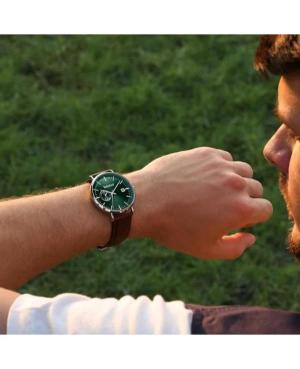 Mężczyźni klasyczny kwarcowy analogowe Zegarek TIMBERLAND TDWGF0094502 Zielony Wybierz 42mm image 1