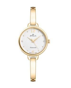 Women Classic Analog Swiss Quartz Watch APPELLA Silver Dial 30mm L50003.1173DQ