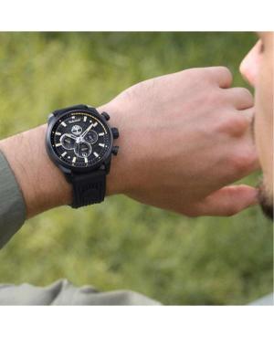Men Klasické Quartz Analog Watch Chronograph TIMBERLAND TDWGQ00949X0 Černá Dial 46mm image 1