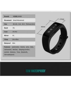 Women Smart watch Functional Sports Quartz Digital Watch Alarm SKMEI L28 Black Černá Dial 17mm image 4