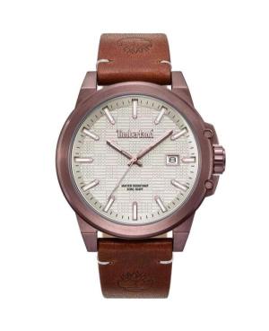 Men Fashion Klasické Quartz Analog Watch TIMBERLAND TDWGB0083002 Silver color Dial 46mm