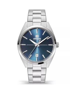 Men Classic Quartz Analog Watch HANOWA HAWGH2200105 Blue Dial 40mm