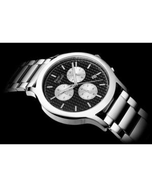 Vyriškas Classic Analog Watch Chronograph PIERRE RICAUD Juodas Dial 43mm P91099.5114CH image 5