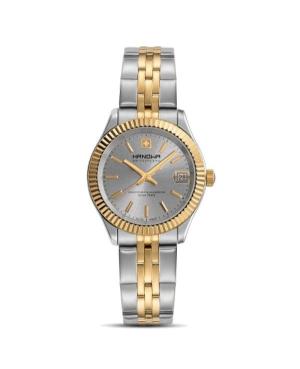 Women Classic Swiss Quartz Analog Watch HANOWA HAWLH0003760 Silver color Dial