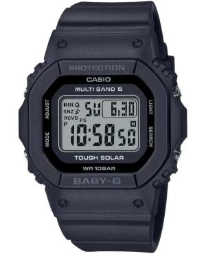 Moteriškas Sportinis Su funkcijomis Japoniškas Elektroninis, Solar Digital Watch Timer CASIO BGD-5650-1ER Silver color Dial 38mm