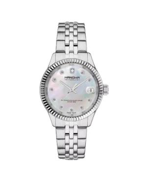 Kobiety klasyczny Szwajcar kwarcowy analogowe Zegarek HANOWA HAWLH0002601 Matka Perłowa Wybierz 36mm