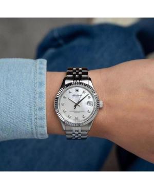 Kobiety klasyczny Szwajcar kwarcowy analogowe Zegarek HANOWA HAWLH0002601 Matka Perłowa Wybierz 36mm image 3