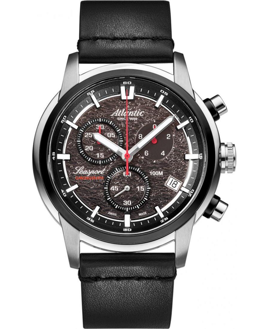 Mężczyźni Moda Szwajcar kwarcowy analogowe Zegarek ATLANTIC 87461.42.41