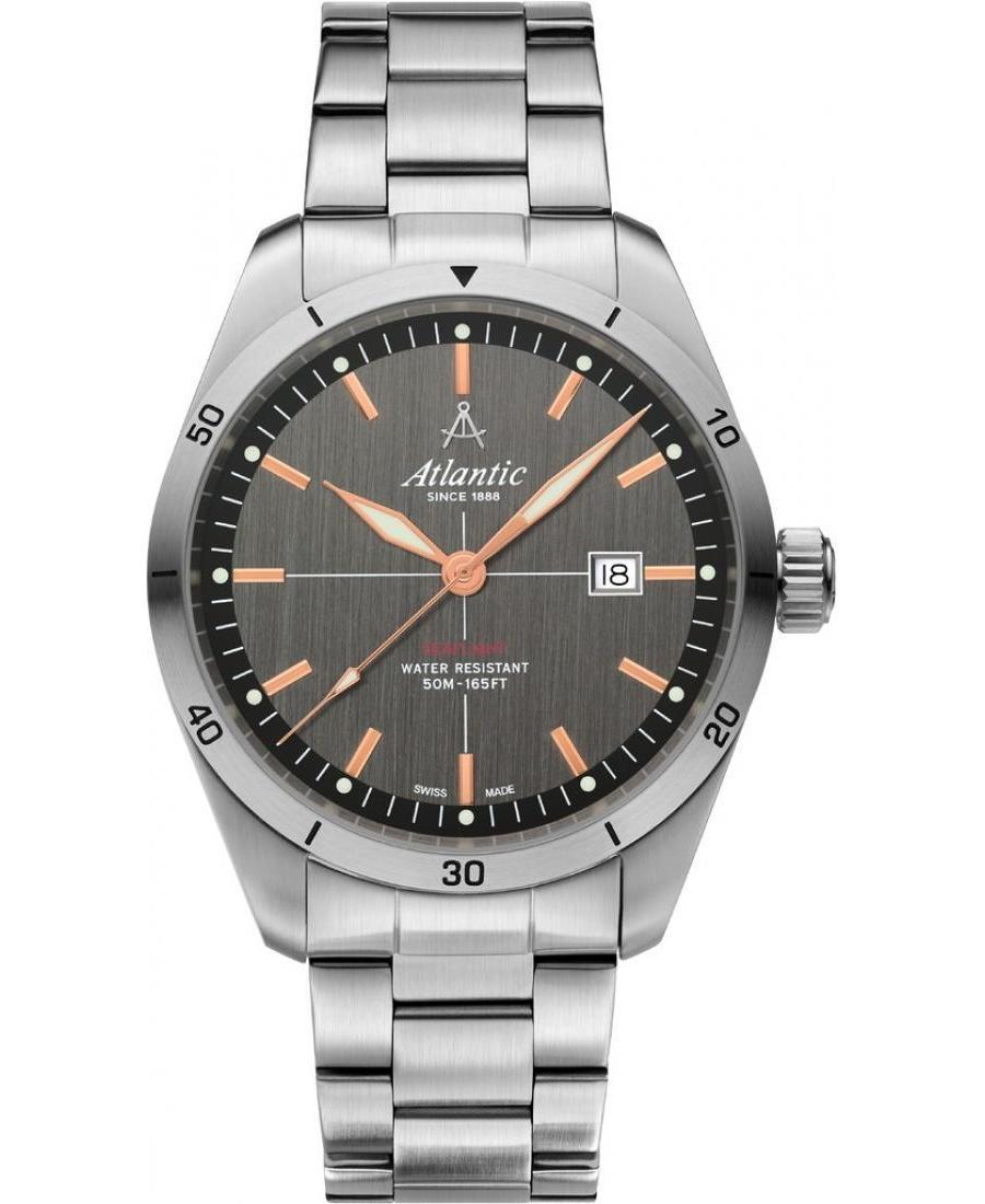 Men Swiss Quartz Watch Atlantic 70356.41.41R Dial