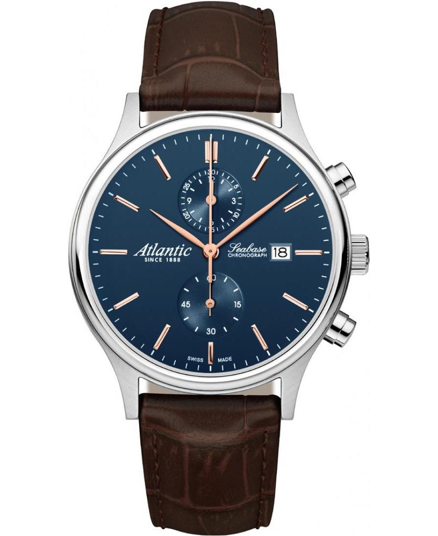 Mężczyźni Szwajcar kwarcowy analogowe Zegarek ATLANTIC 64452.41.51R