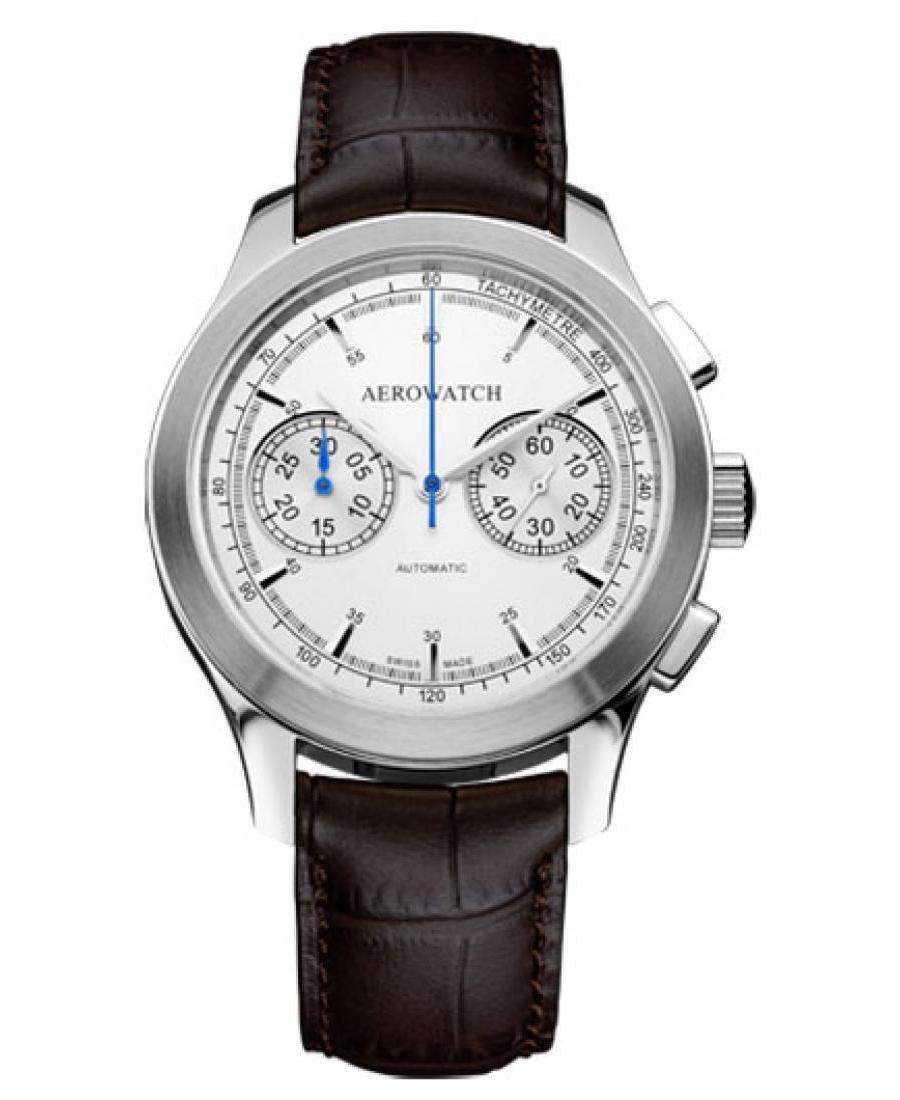 Мужские Luxury Швейцарские Automatic Часы Хронограф AEROWATCH 63907AA04