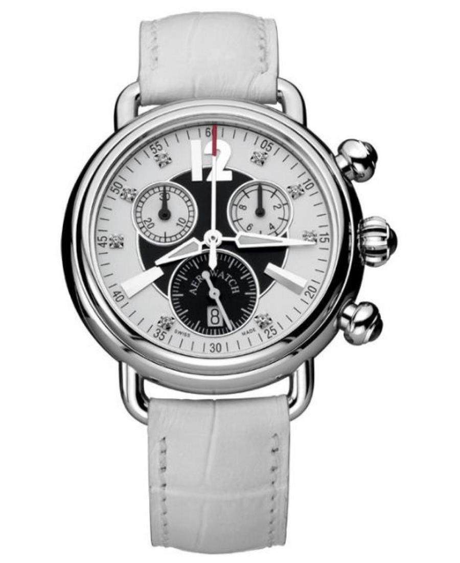Kobiety Luxury Szwajcar kwarcowy Zegarek Chronograf AEROWATCH 82905AA12