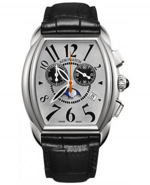 Мужские Luxury Швейцарские Кварцевый Часы Хронограф AEROWATCH 84957AA03