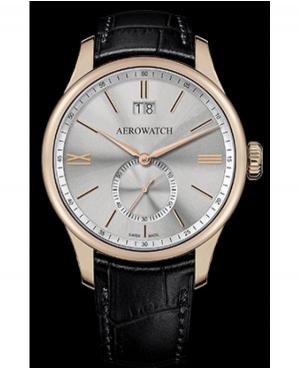 Men Swiss Quartz Watch Aerowatch 41985RO02 Dial
