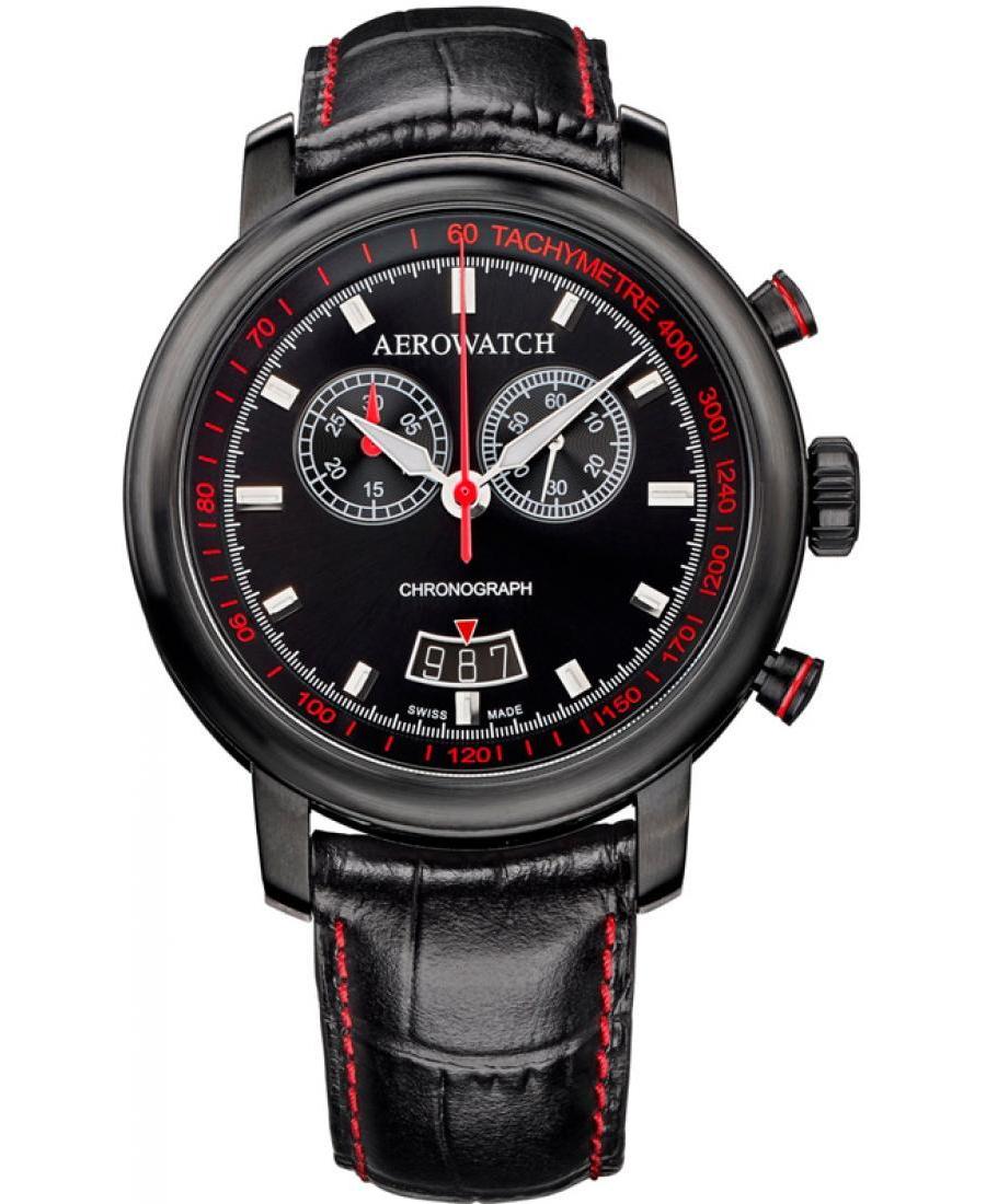 Мужские Швейцарские Кварцевый Часы Aerowatch 87936NO01 Циферблат