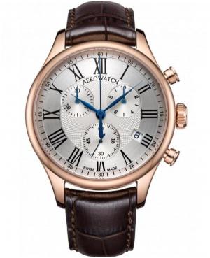 Men Luxury Swiss Quartz Watch Chronograph AEROWATCH 79986RO01
