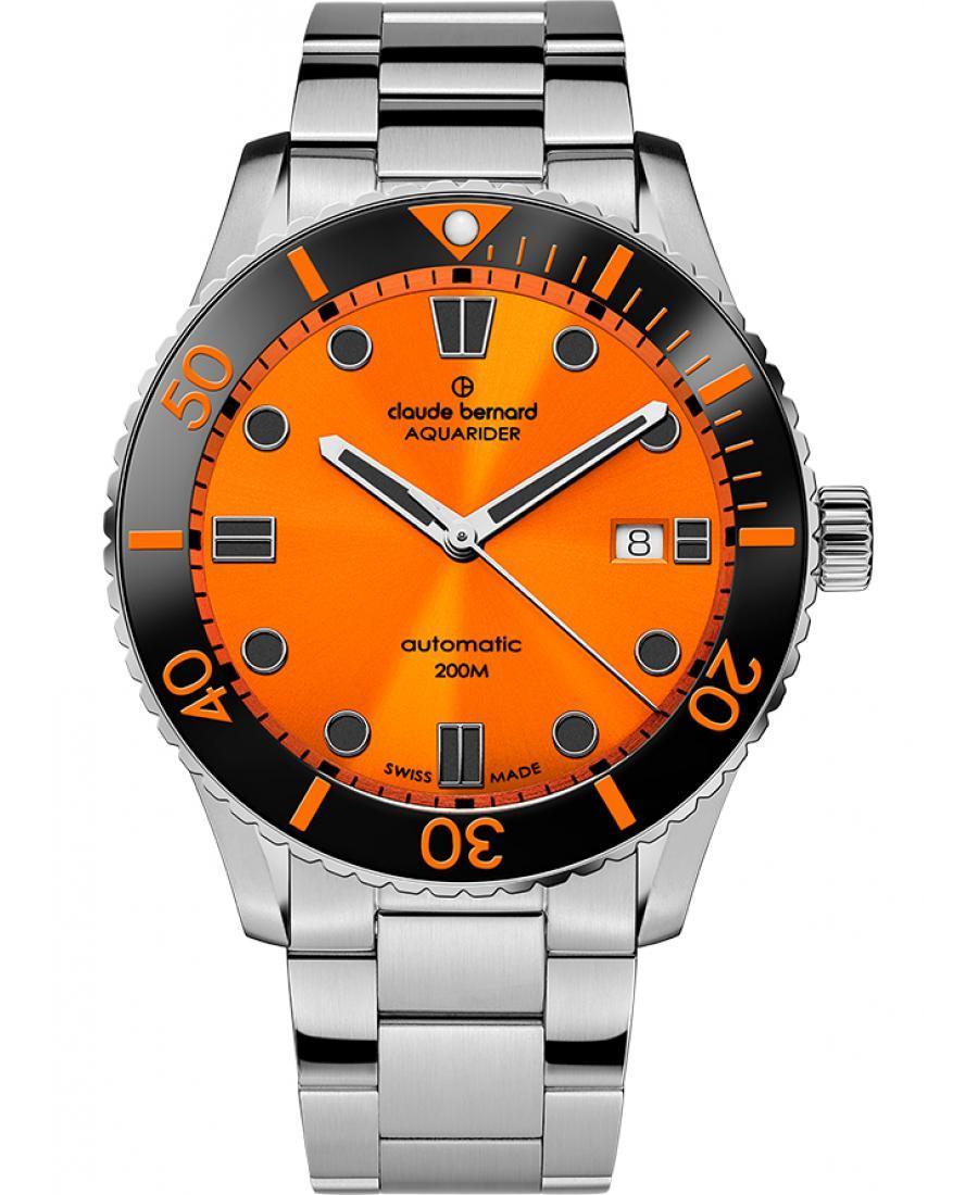 Мужские Luxury Швейцарские Automatic Часы CLAUDE BERNARD 80129 3NOM OIN