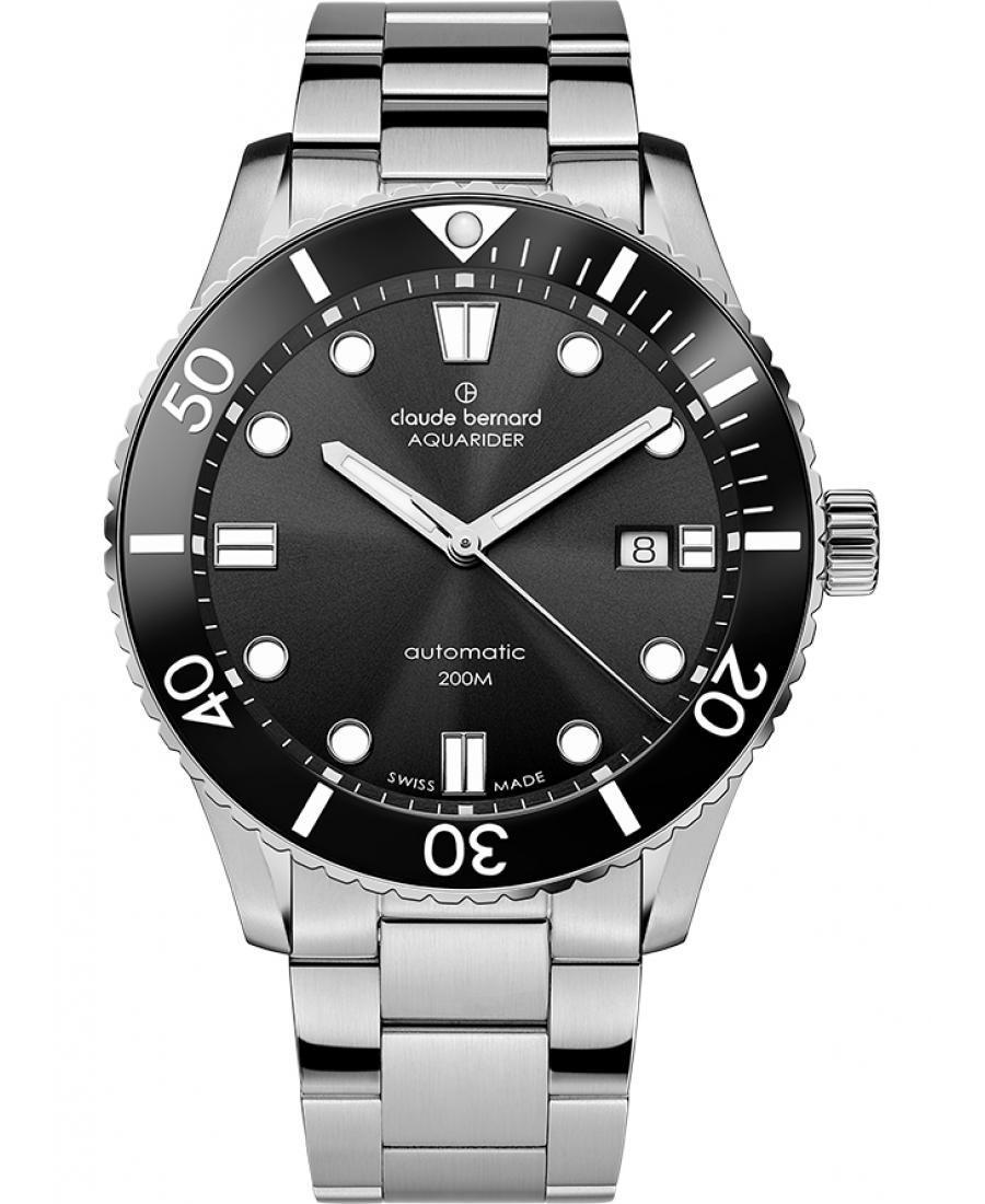 Mężczyźni Luxury Szwajcar automatyczny Zegarek CLAUDE BERNARD 80129 3NBM NIB