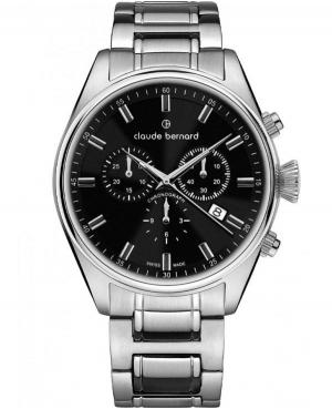 Men Swiss Quartz Watch Chronograph CLAUDE BERNARD 10254 3M NIN