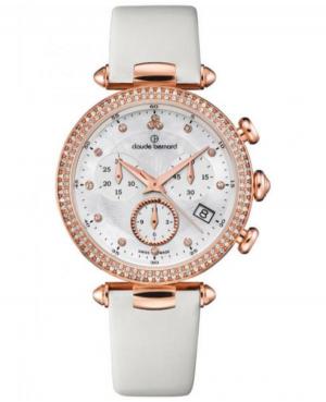 Women Swiss Quartz Watch Chronograph CLAUDE BERNARD 10230 37R NAR