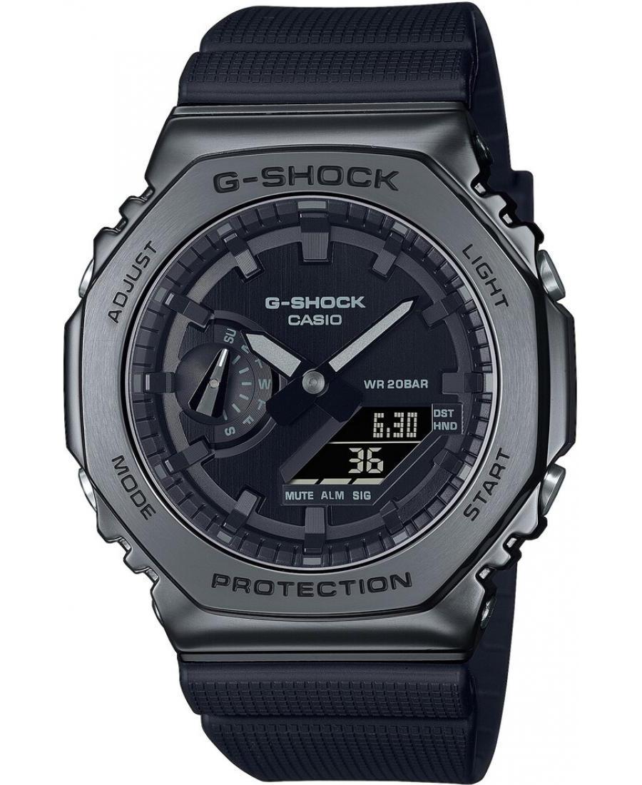 Men Sports Functional Diver Japan Quartz Digital Watch Timer CASIO GM-2100BB-1AER G-Shock Black Dial 49.5mm