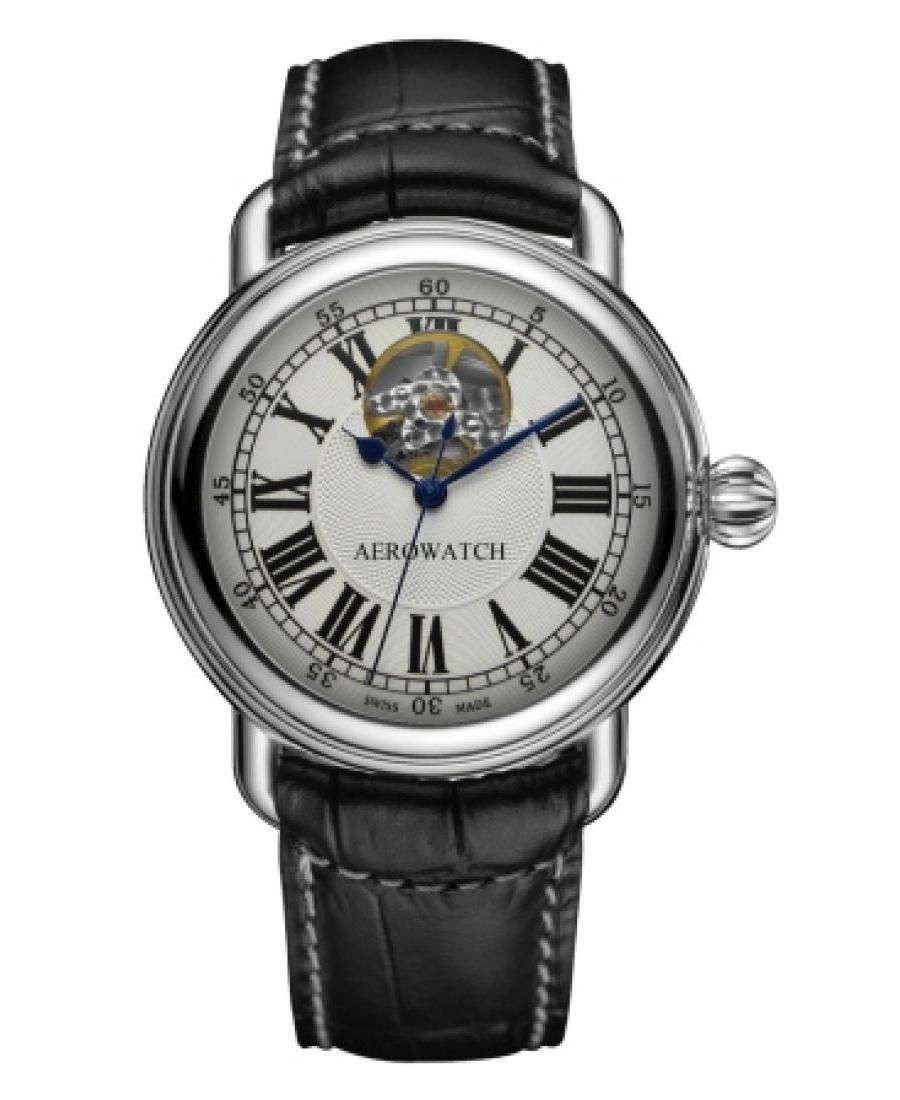 Mężczyźni Luxury Szwajcar automatyczny Zegarek AEROWATCH 68900AA02