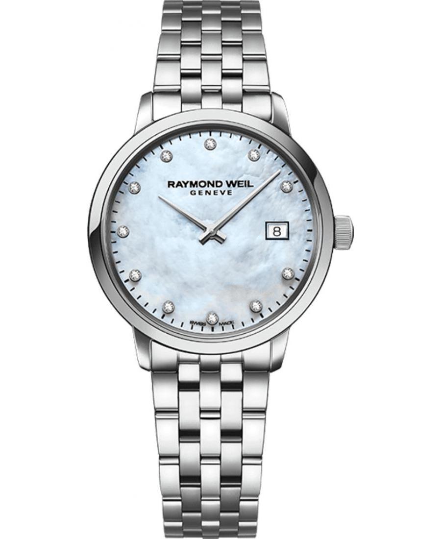 Женские Luxury Швейцарские Кварцевый Аналоговый Часы RAYMOND WEIL 5985-ST-97081