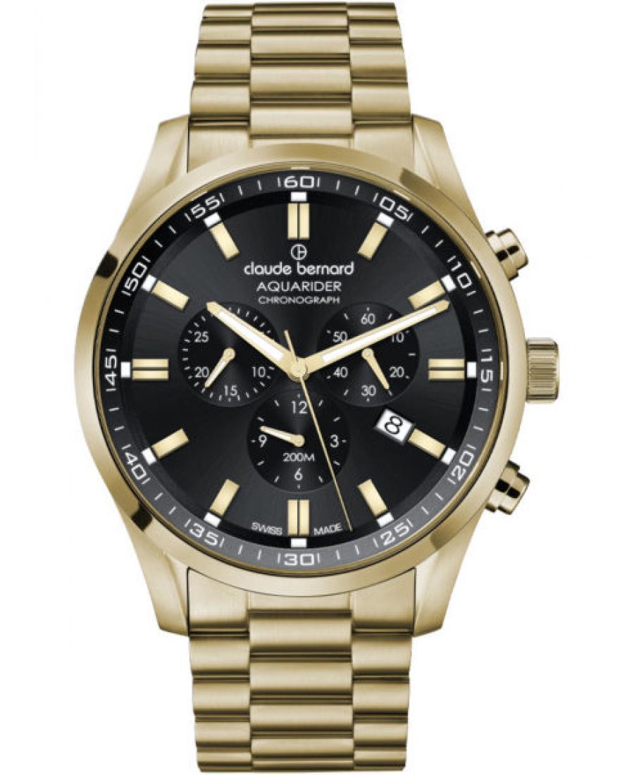 Mężczyźni Luxury Szwajcar kwarcowy Zegarek Chronograf CLAUDE BERNARD 10222 37JM NID