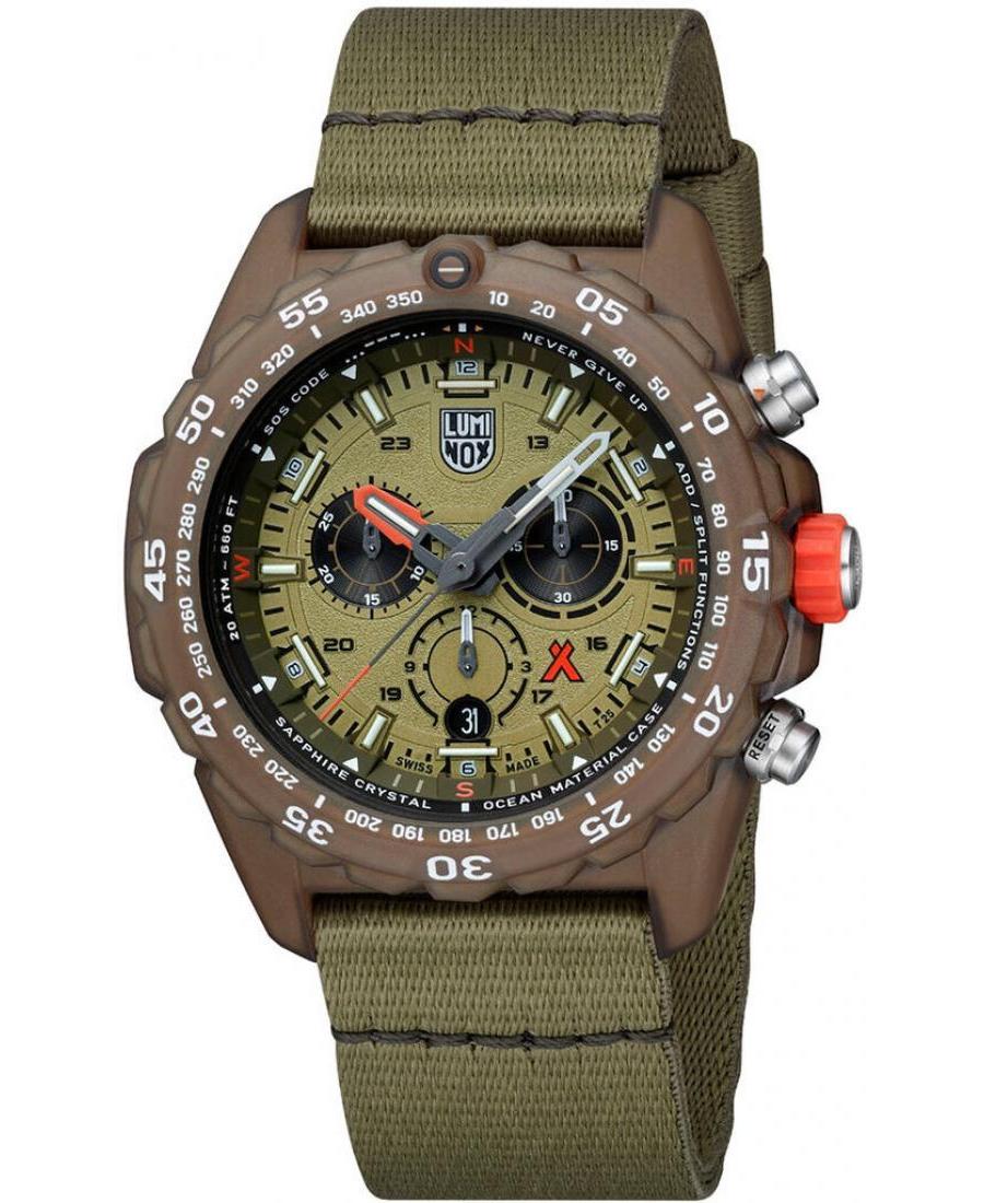 Men Luxury Swiss Quartz Analog Watch LUMINOX XB.3757.ECO