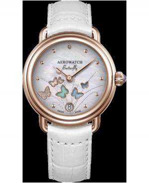 Женские Luxury Швейцарские Кварцевый Часы AEROWATCH 44960RO05
