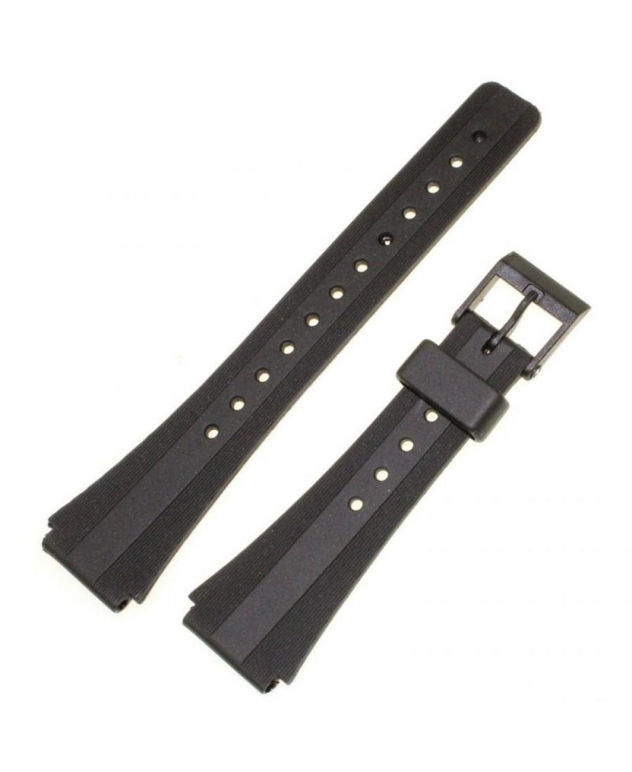 Watch Strap Diloy LK100P to fit Casio Black 22 mm