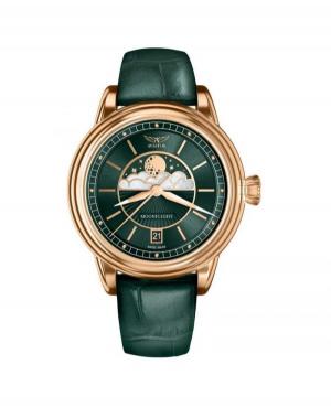 Women Classic Swiss Quartz Watch AVIATOR V.1.33.2.263.4 Green Dial 36mm
