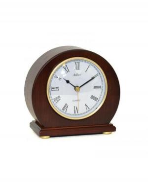 ADLER 22165W Table clock quartz Wood Walnut Drewno Orzech