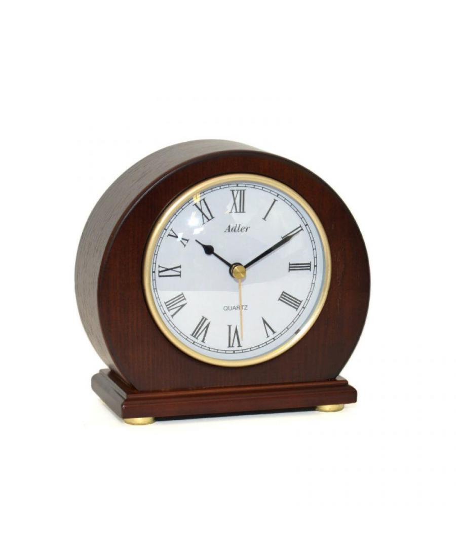 ADLER 22165W Table clock quartz Wood Walnut